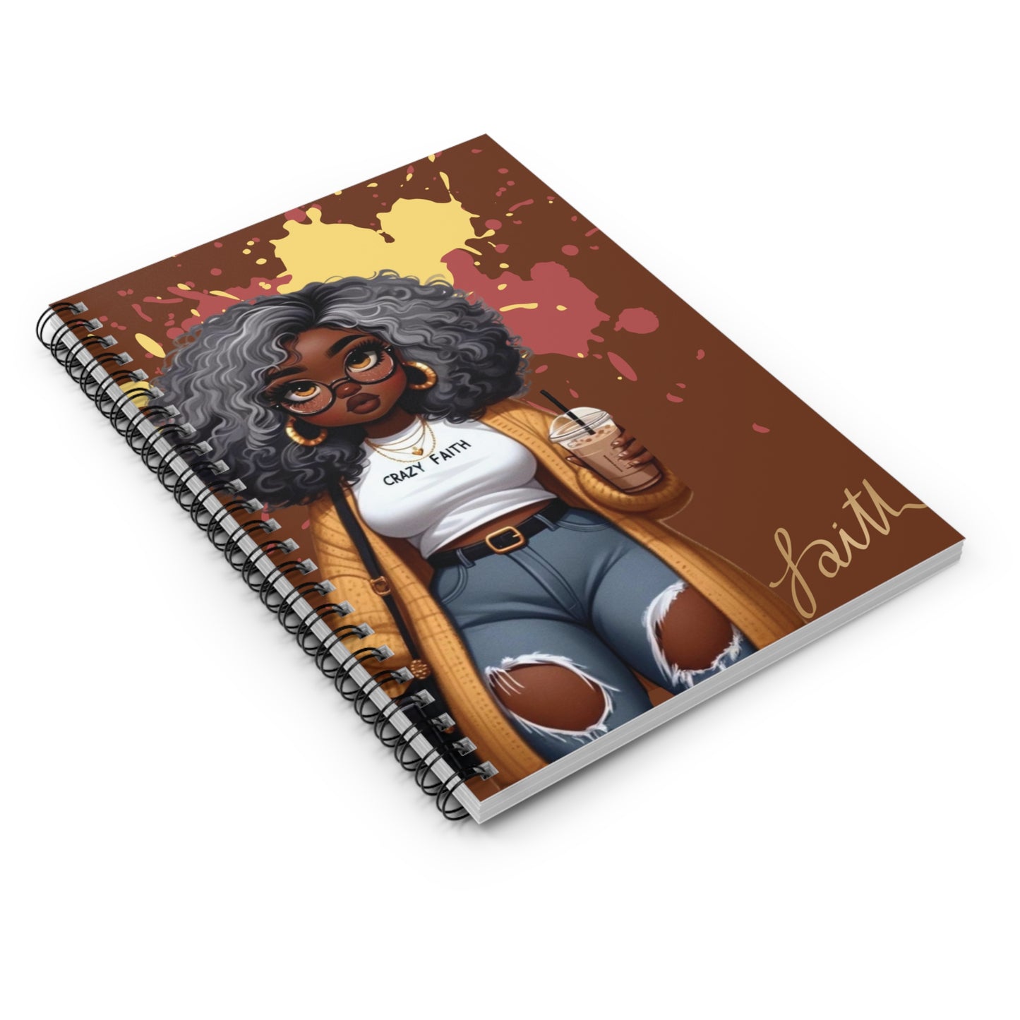 Faith lll Spiral Notebook - Ruled Line