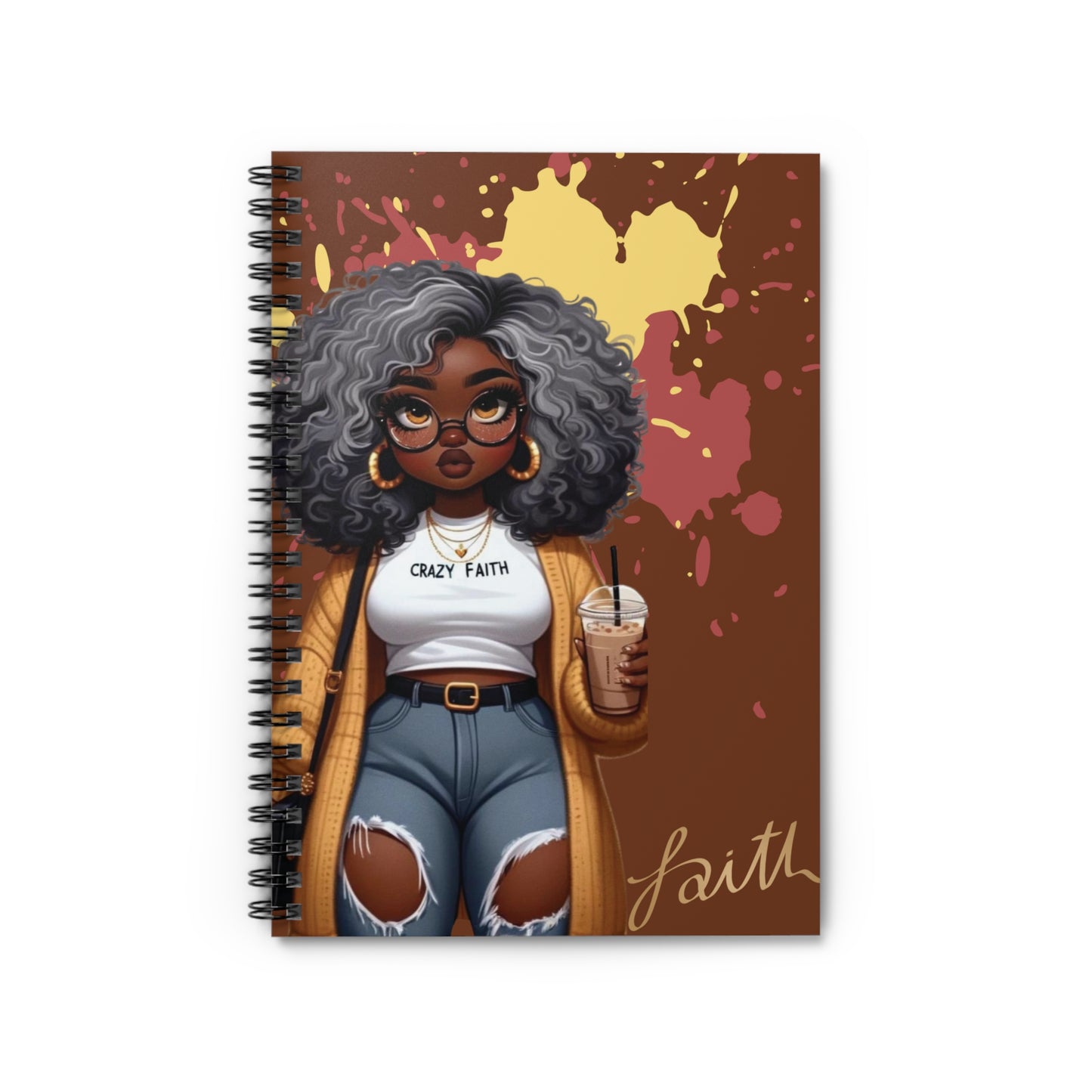 Faith lll Spiral Notebook - Ruled Line