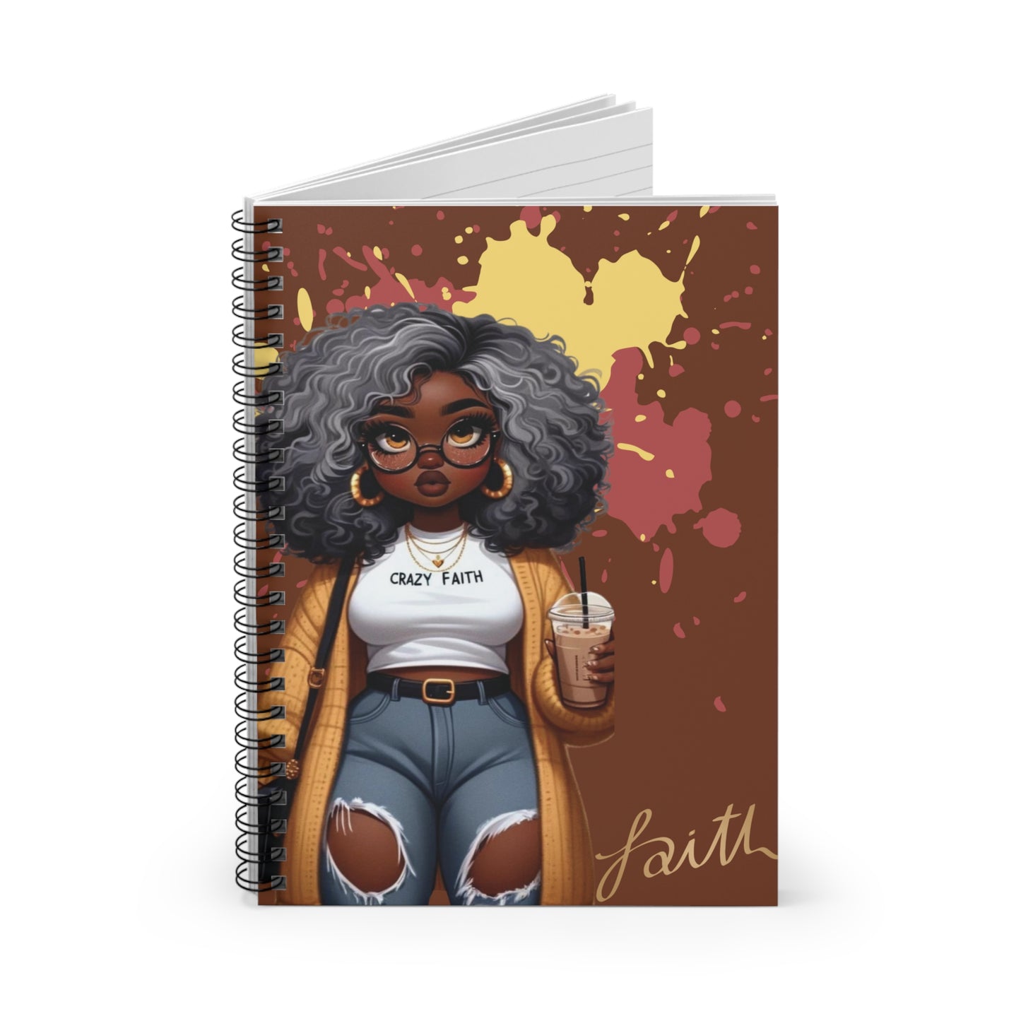 Faith lll Spiral Notebook - Ruled Line