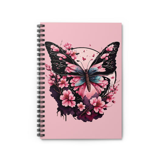 Butterflies Spiral Notebook - Ruled Line